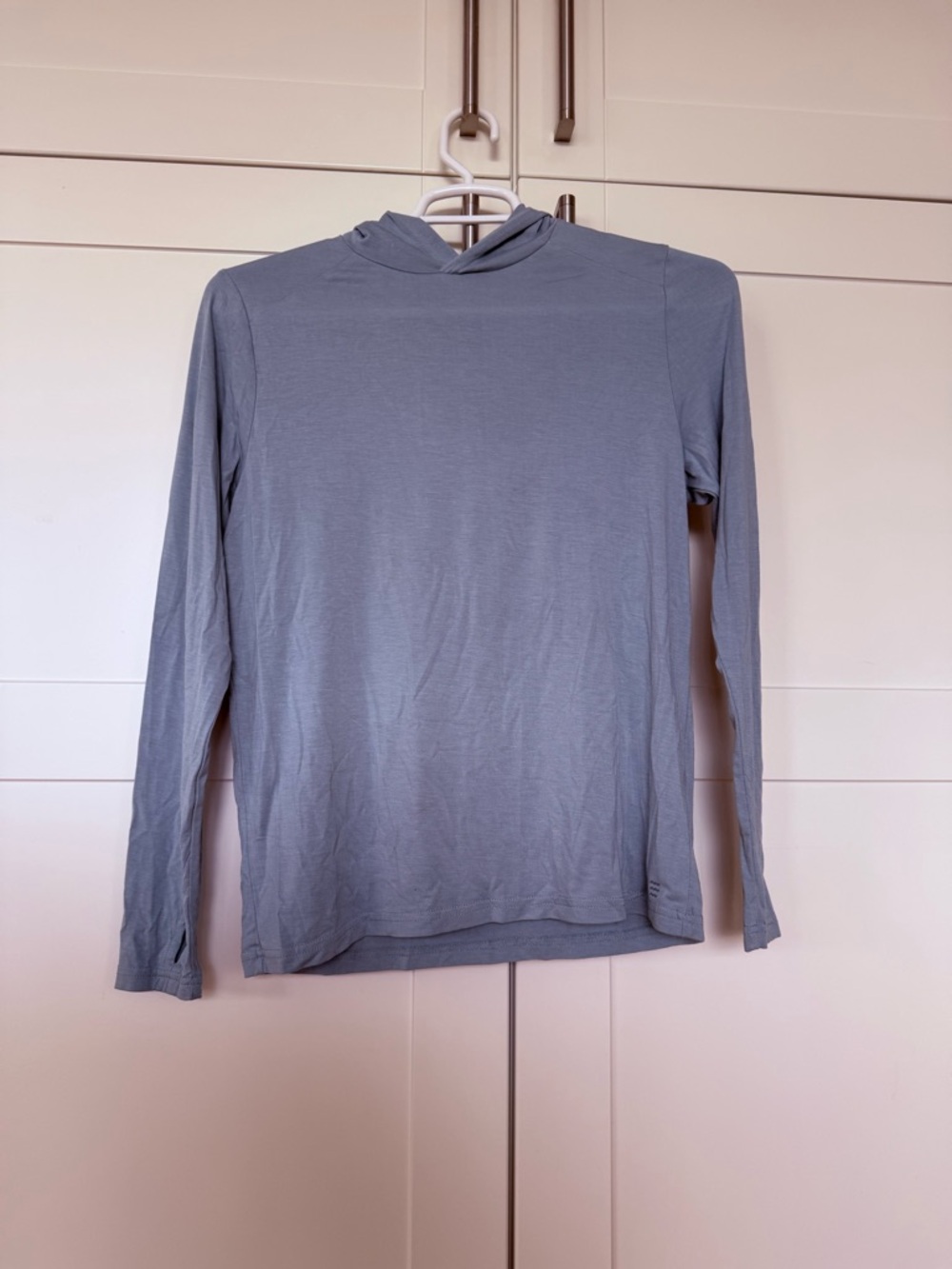 Free Fly | Light Blue Long Sleeve Hooded Sun Tee
